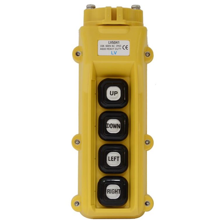 LV Hoist Pendant control with 4 switches. UpDownLeft Right JMG